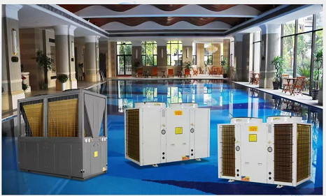 52.8KW Swimming Pool Air Source Heat Pump 250kg For Pool Constant Temperature