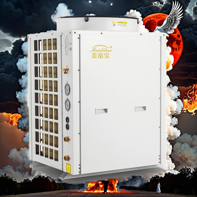 R32 18KW Air Source Heat Pump Domestic 5HP Dark Grey High Efficiency