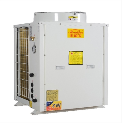 10KW Commercial Air Source Heat Pump Water Heater White Top Outlet