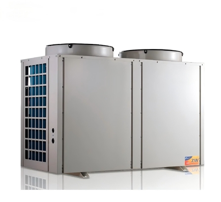 Top Dischanger Commercial Air Source Heat Pump High Efficiency 34kw Galvanized Sheet
