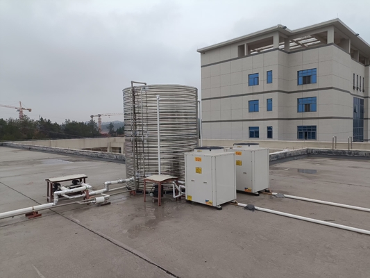 R410A New Arrivals Air Source Heat Pump Galvanized White Steel
