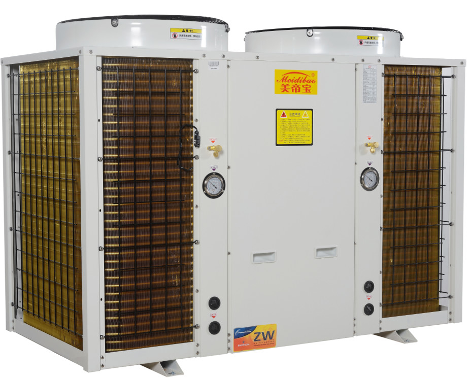 45kw Commercial Air Source Heat Pump System High Efficiency For School