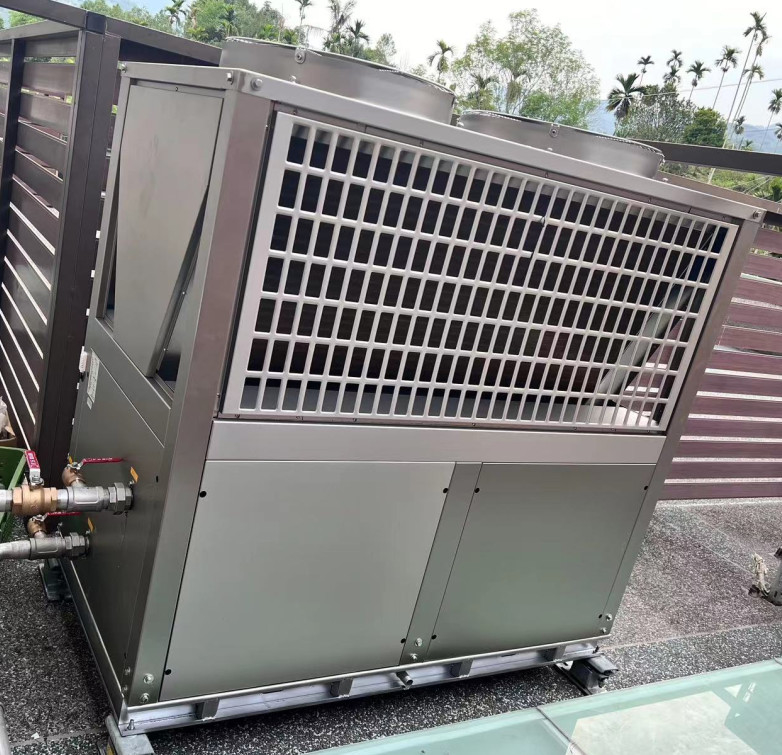 38kw Stainless Steel Heat Pump High Efficiency R 410A Heat Pump Outdoor Unit