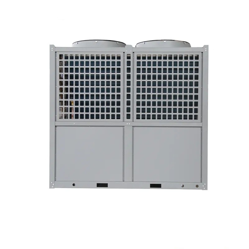 60kw Heating And Cooling Heat Pump R410A Galvanzied Sheet Shell In Tude Air Source