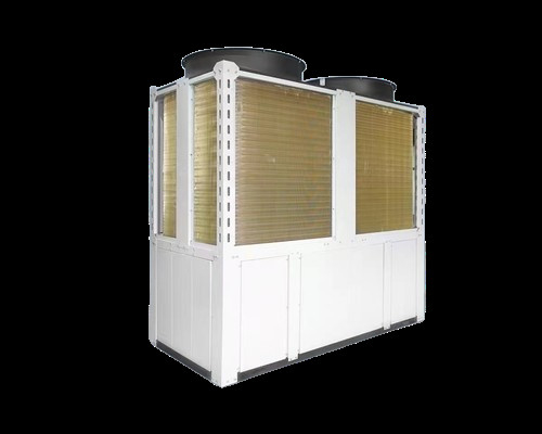 60P Commercial Hot Water Air Source Heat Pump Galvanized For School Hotel Mall Used