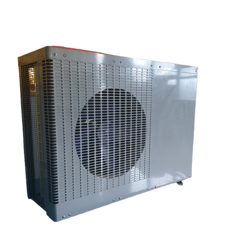 8kw Low Temperature EVI Domestic Air Source Heat Pump Grey Color Galvanized Shell
