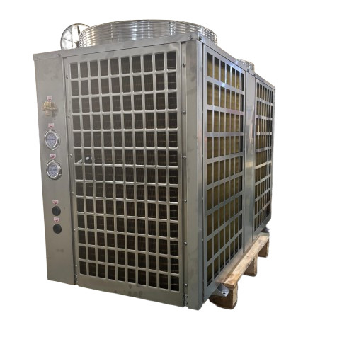 52KW Commercial Air Source Heat Pump 304# Stainless Steel Anti-Corrosion Heater