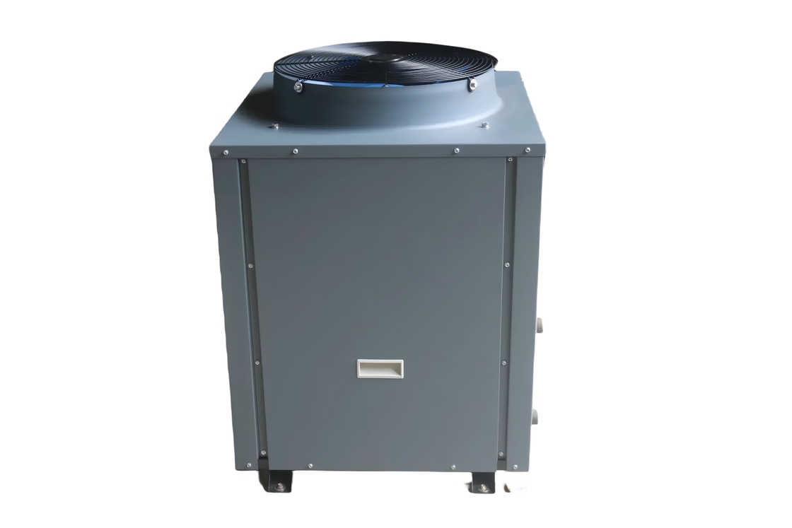 21KW Air Source Heat Pump Galvanzied Steel Grey Color Swimming Pool Water Heater