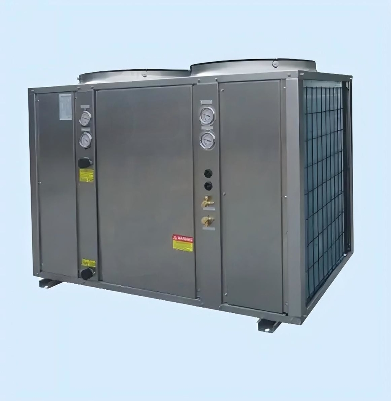 Stainless Steel Sheet 34KW 380V 50Hz Commerical Air Source Heat Pump Swimming Pool Heater