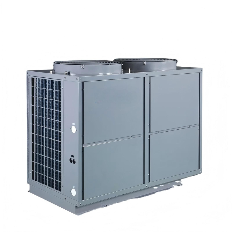 Titanium Shell In Tube Top Fan Air Source Water Heater